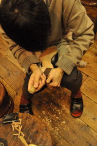 手作り靴教室・靴工房（東京）　教室作業風景
